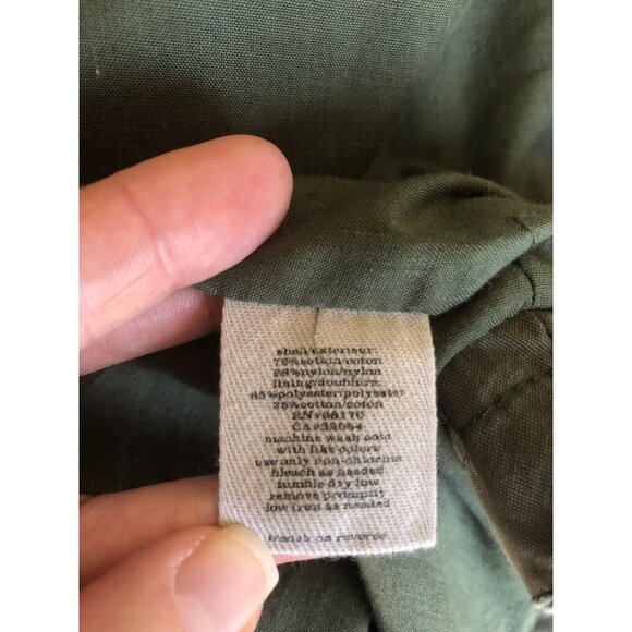 Urban Outfitters Ecote Women's XS Green Classic Military Utility Jacket (flaw) - Picture 12 of 12